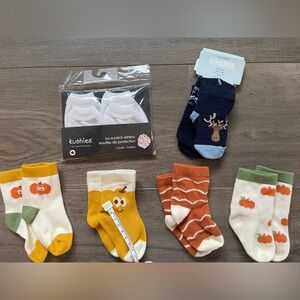 Kushies and Assorted Baby Socks Set